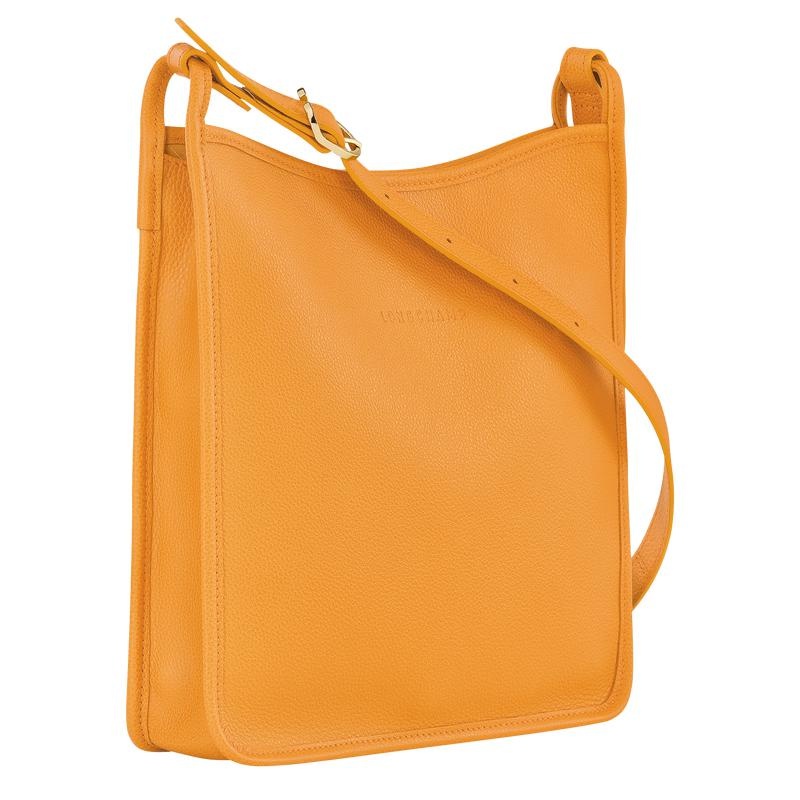 Apricot Orange Longchamp Le Foulonné M Women's Crossbody Bags | ILNB-25708