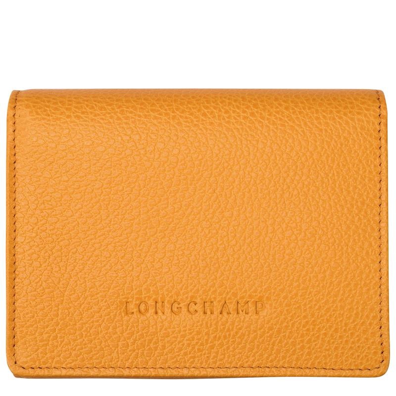 Apricot Orange Longchamp Le Foulonné Women\'s Wallets | UXDF-98473