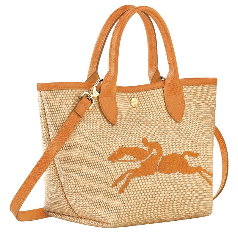 Apricot Orange Longchamp Le Panier Pliage S Women's Basket Bag | YUVP-65231