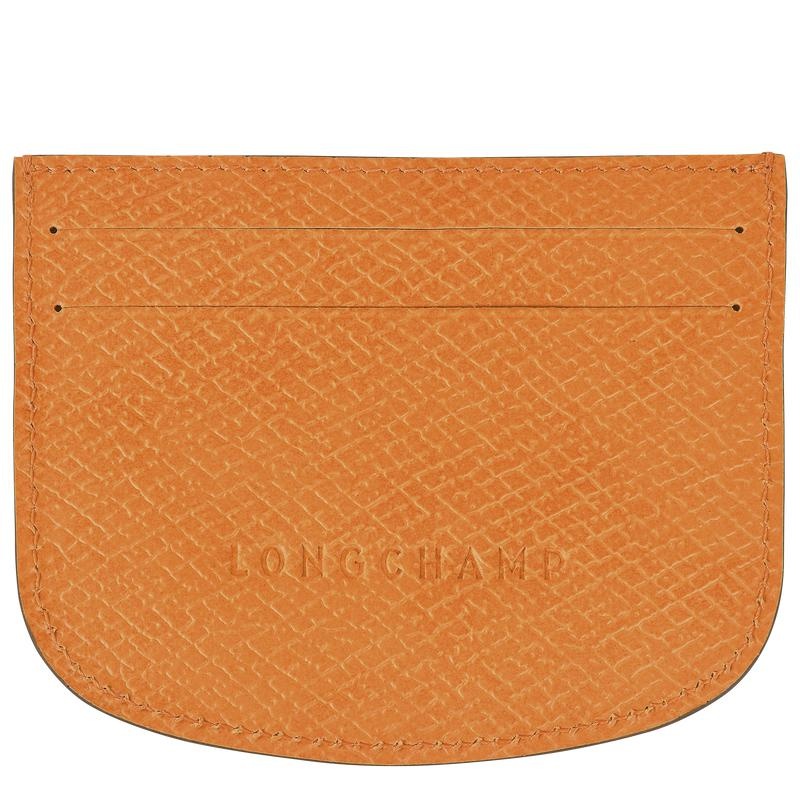 Apricot Orange Longchamp Épure Men's Cardholders | LRFV-75918