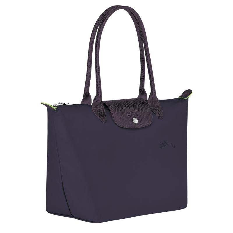 Bilberry Purple Longchamp Le Pliage Green M Women's Tote Bag | DEWX-32457