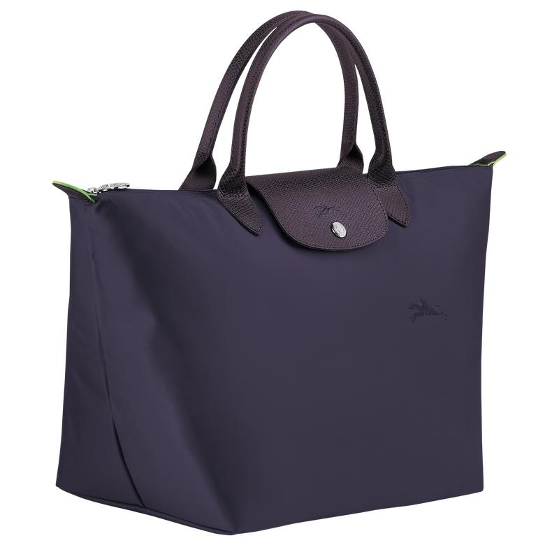 Bilberry Purple Longchamp Le Pliage Green M Women's Handbags | MYLZ-49065