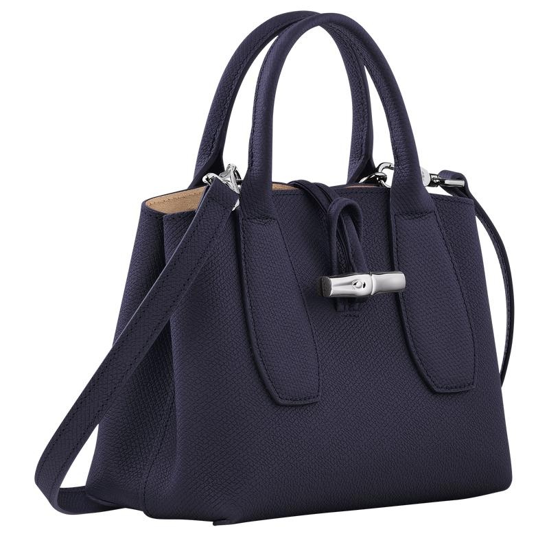 Bilberry Purple Longchamp Roseau S Women's Handbags | CPUF-41307