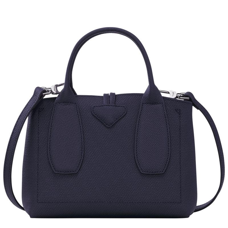 Bilberry Purple Longchamp Roseau S Women's Handbags | CPUF-41307