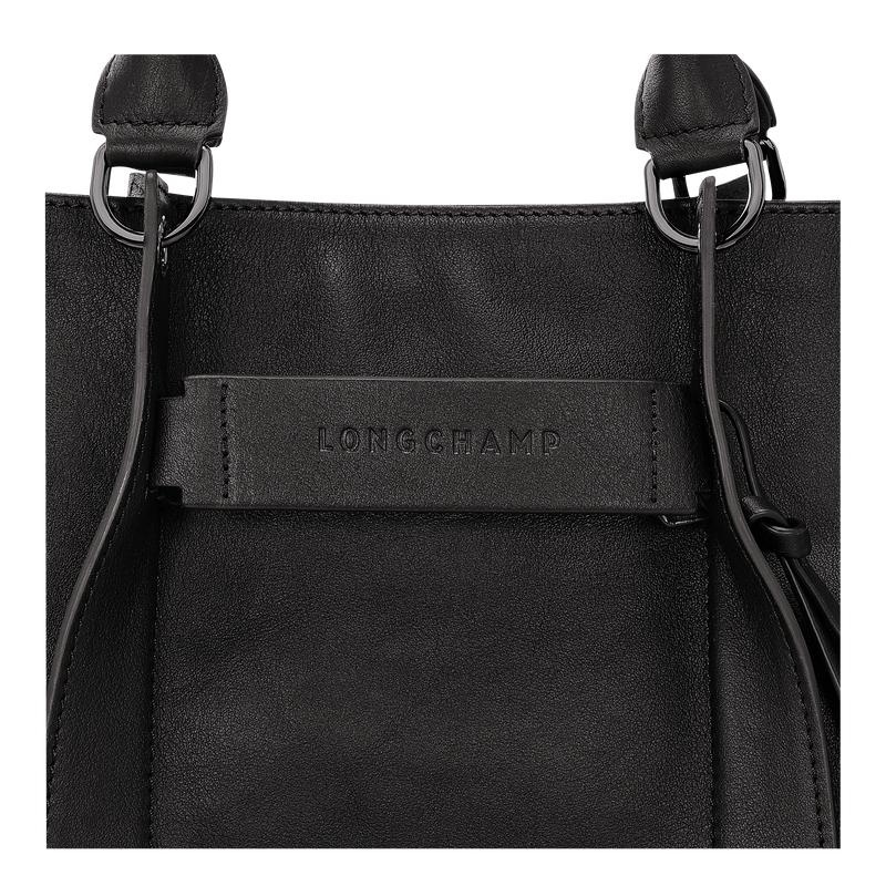 Black Longchamp 3D L Women's Handbags | XKMF-70832