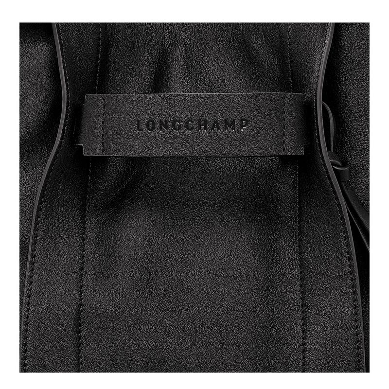 Black Longchamp 3D S Women's Crossbody Bags | OXQY-96104