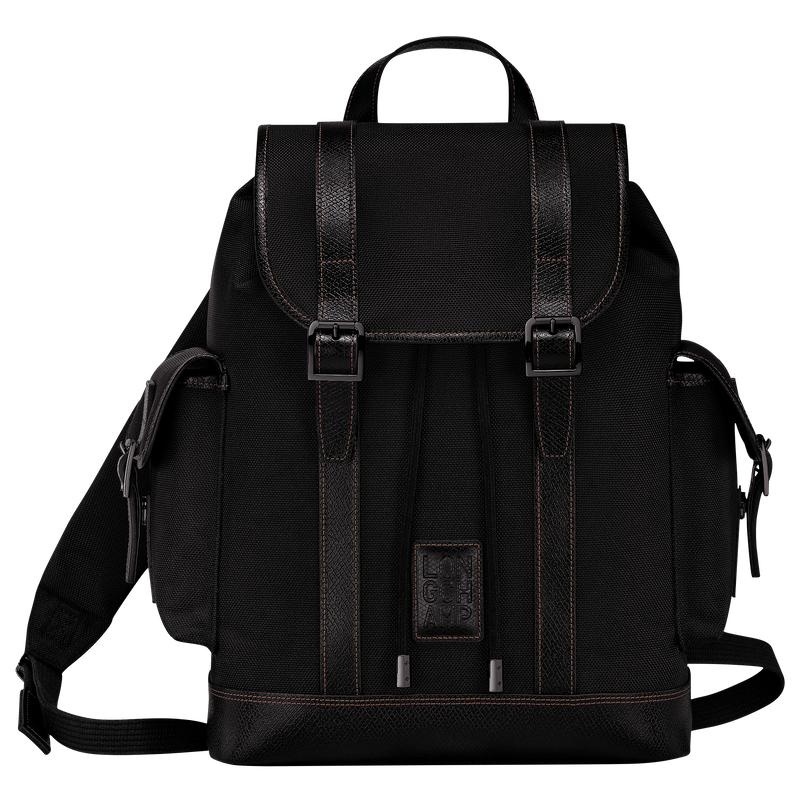 Black Longchamp Boxford Men\'s Backpacks | ZPMI-56287