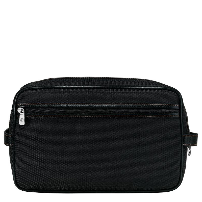 Black Longchamp Boxford Men's Toiletry Bags | UKLV-81274