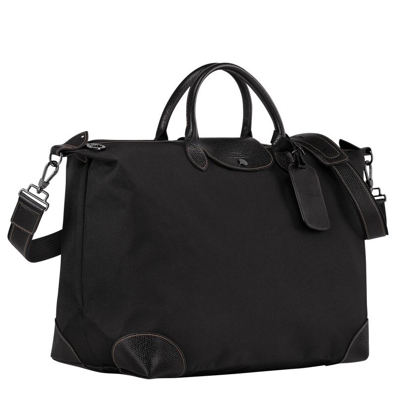 Black Longchamp Boxford S Men's Travel Bags | MBUP-80927