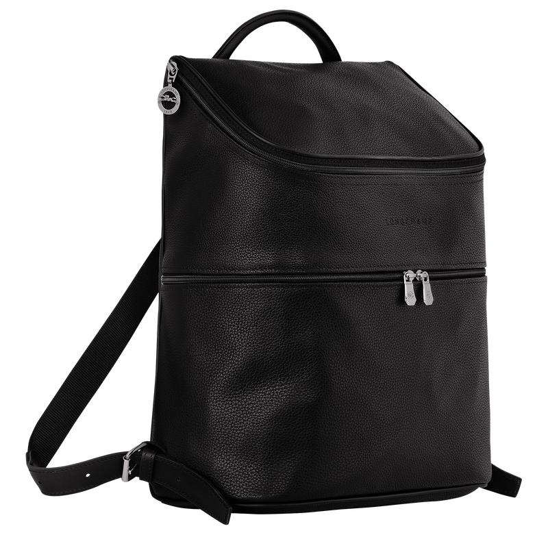 Black Longchamp Le Foulonné Men's Backpacks | KAUY-26417