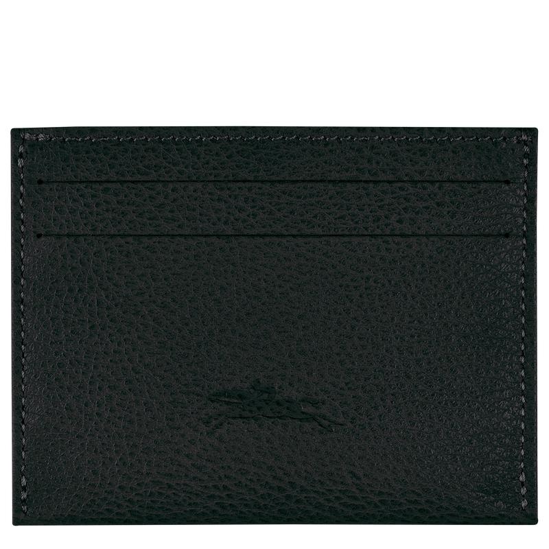 Black Longchamp Le Foulonné Men's Cardholders | KELC-91478