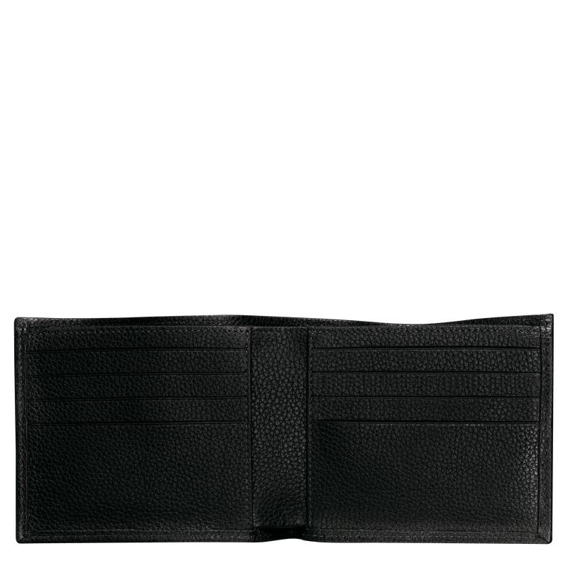 Black Longchamp Le Foulonné Men's Wallets | VDXM-27539