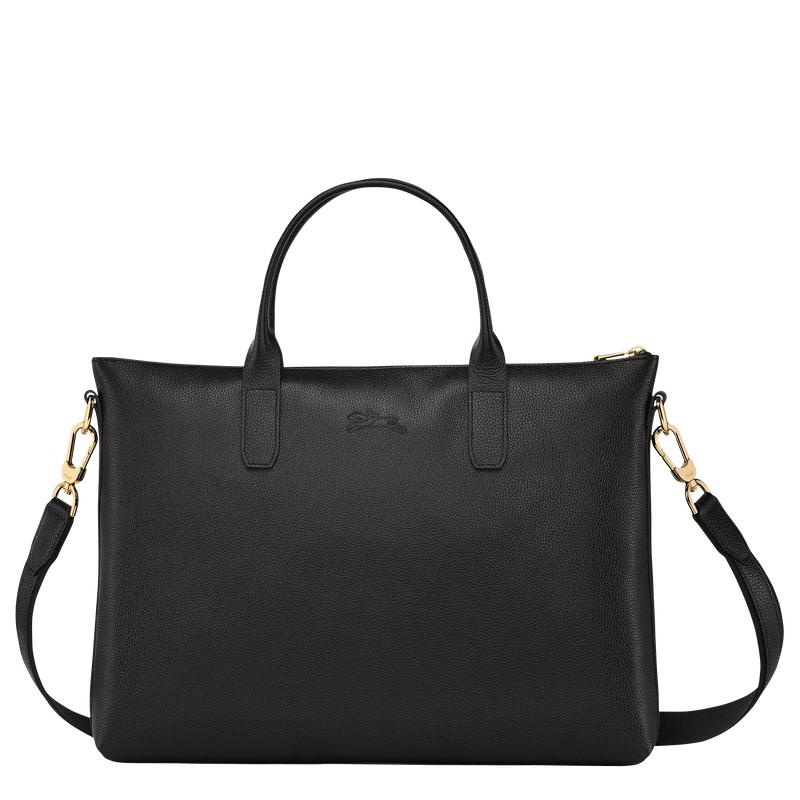 Black Longchamp Le Foulonné S Women's Briefcase | YVWS-46752