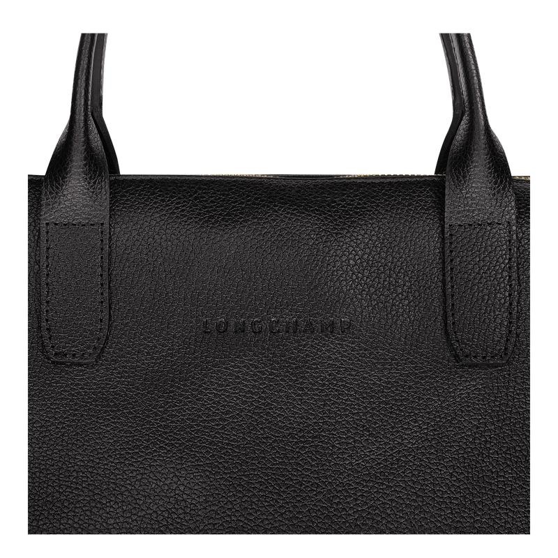 Black Longchamp Le Foulonné S Women's Briefcase | YVWS-46752