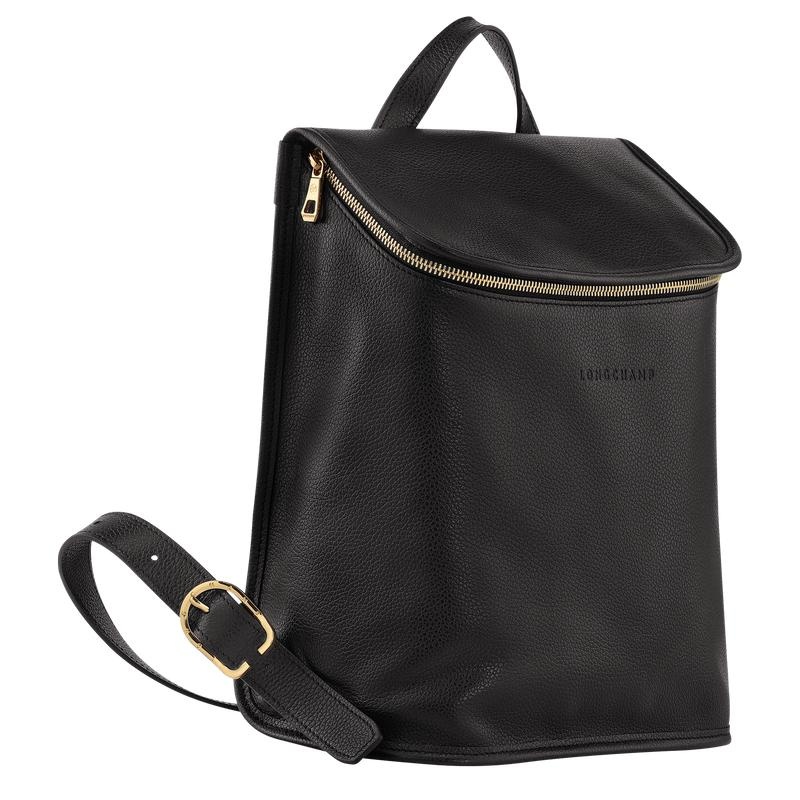 Black Longchamp Le Foulonné Women's Backpacks | POUC-97064