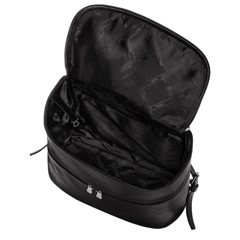 Black Longchamp Le Foulonné Women's Backpacks | BJWQ-48061