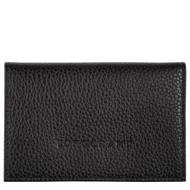 Black Longchamp Le Foulonné Women\'s Cardholders | XRZF-29587