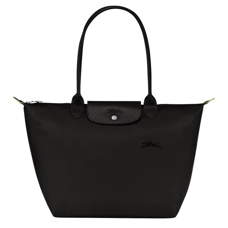 Black Longchamp Le Pliage Green L Women\'s Tote Bag | TGZE-93260