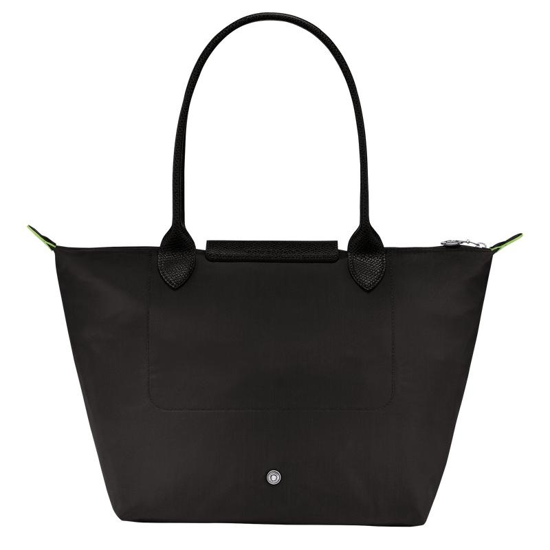 Black Longchamp Le Pliage Green M Women's Tote Bag | JTGD-97135