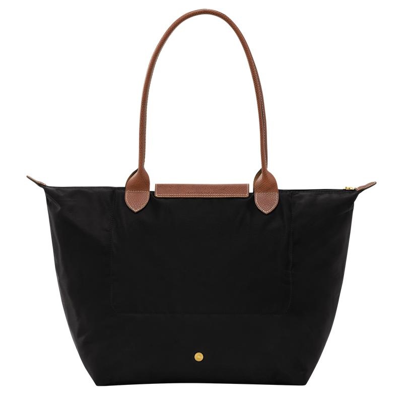 Black Longchamp Le Pliage Original L Women's Tote Bag | WNFO-87359