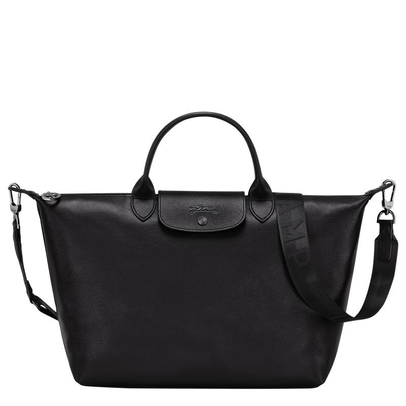 Black Longchamp Le Pliage Xtra L Men\'s Handbags | QDTG-71046