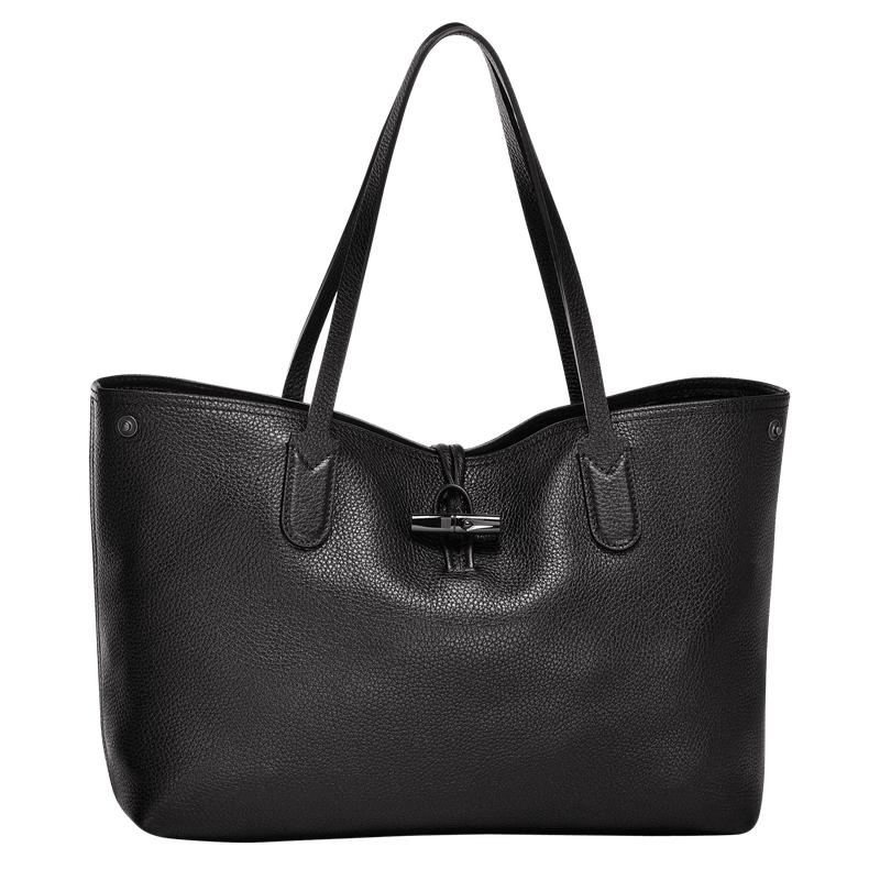 Black Longchamp Roseau Essential L Women\'s Tote Bag | ZOFY-17352