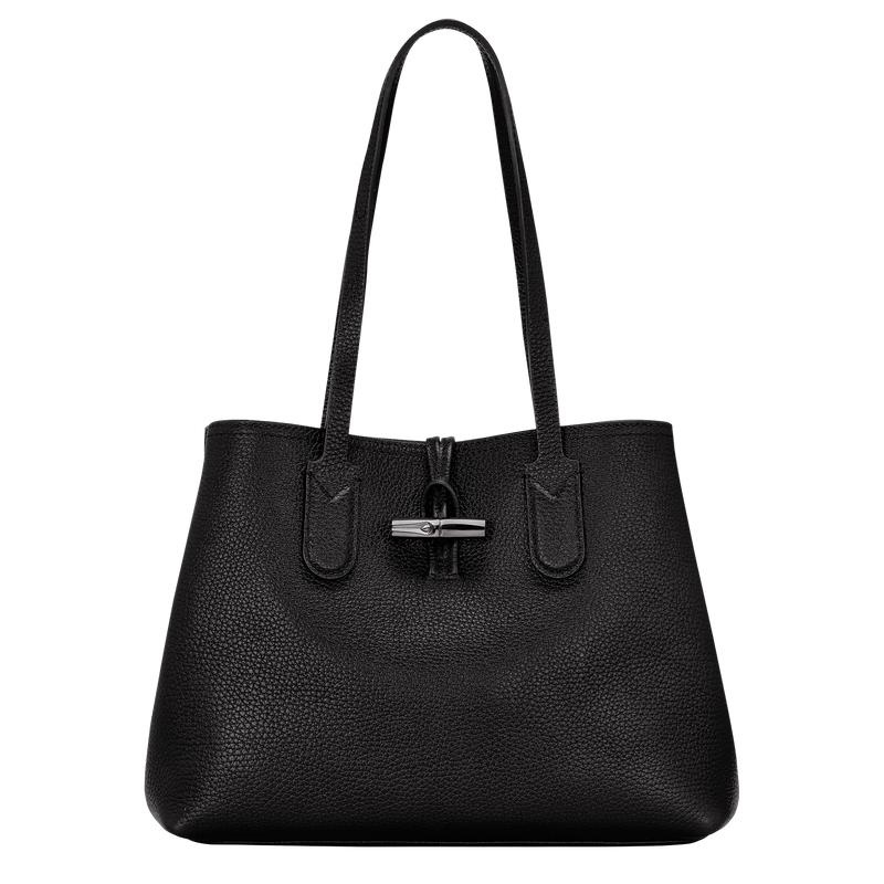 Black Longchamp Roseau Essential M Women\'s Tote Bag | HUSM-16457