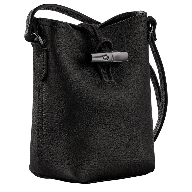 Black Longchamp Roseau Essential XS Women's Crossbody Bags | ANUG-95362