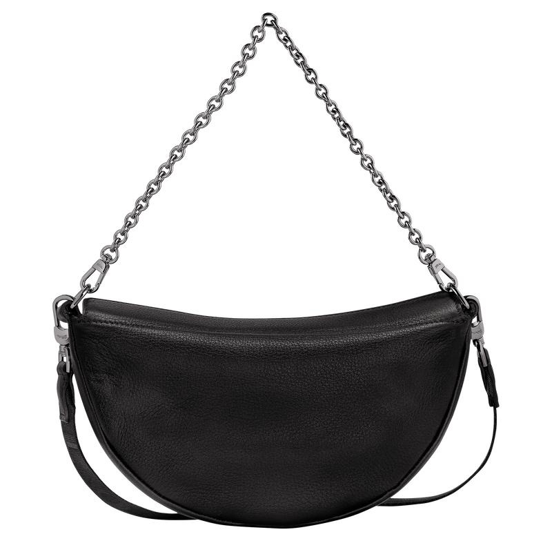 Black Longchamp Smile S Women's Crossbody Bags | BJCU-69738