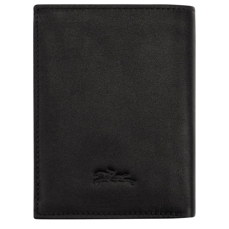 Black Longchamp sur Seine Men's Wallets | YPEI-29857