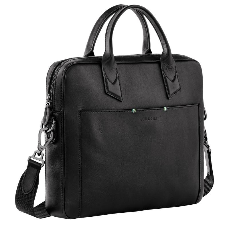 Black Longchamp sur Seine S Men's Briefcase | QDSY-46015