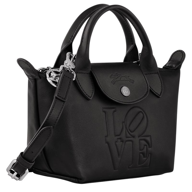 Black Longchamp x Robert Indiana XS Men's Handbags | UDEQ-86103