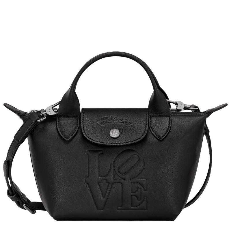 Black Longchamp x Robert Indiana XS Men\'s Handbags | UDEQ-86103