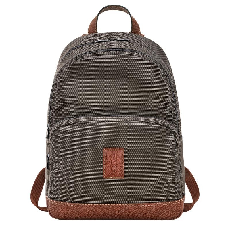 Brown Longchamp Boxford Men\'s Backpacks | CQRL-64125