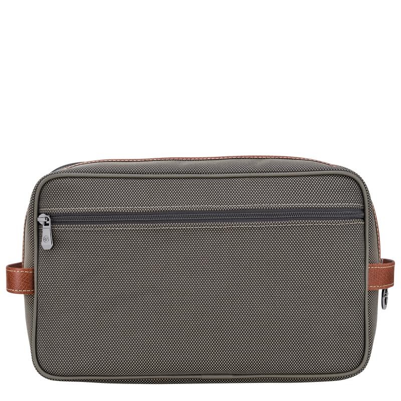 Brown Longchamp Boxford Men's Toiletry Bags | LQCK-94360