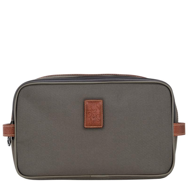 Brown Longchamp Boxford Men\'s Toiletry Bags | LQCK-94360