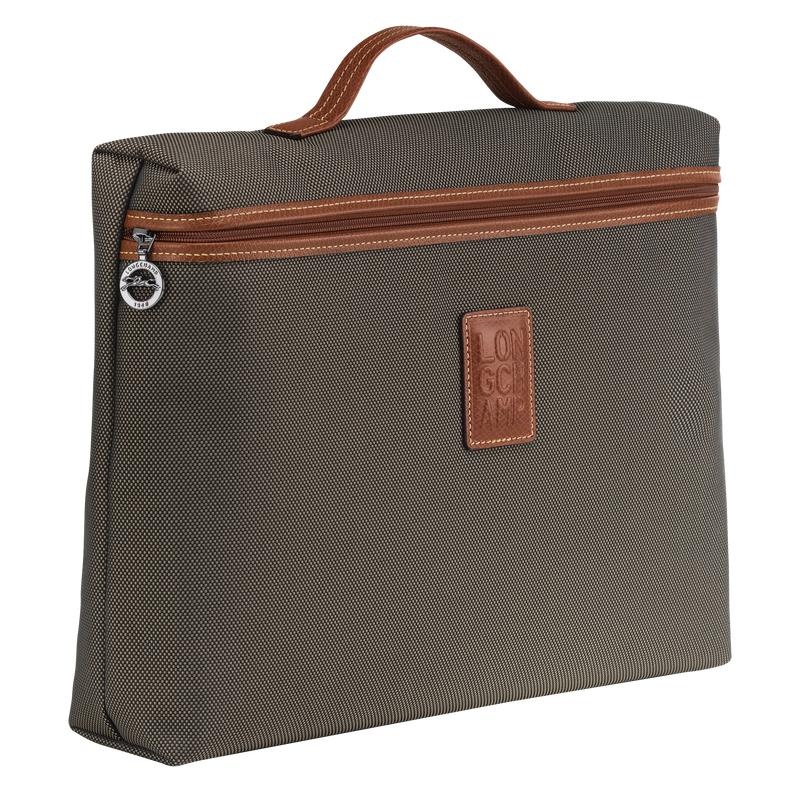 Brown Longchamp Boxford S Men's Briefcase | HBML-31925