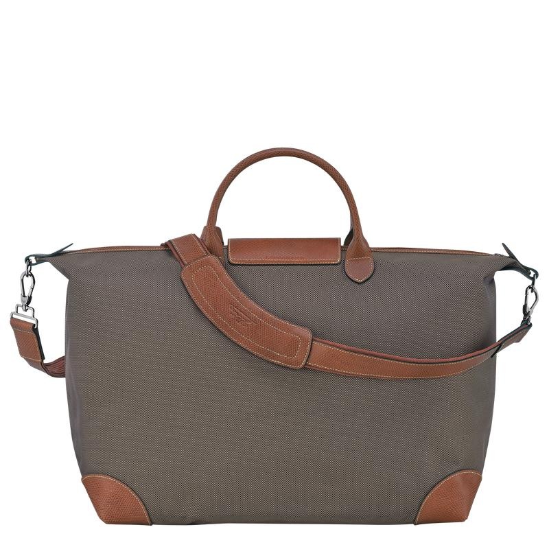 Brown Longchamp Boxford S Men's Travel Bags | VPQU-71035