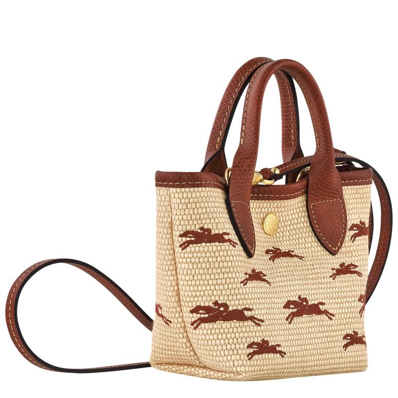 Brown Longchamp Le Panier Pliage XS Women's Basket Bag | IXGK-52690