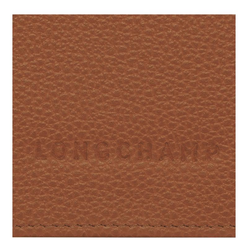 Caramel Brown Longchamp Le Foulonné Continental Women's Wallets | KEGU-92301