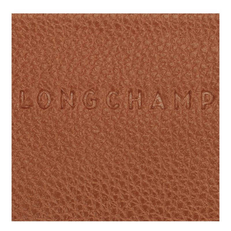 Caramel Brown Longchamp Le Foulonné Men's Cardholders | SQMF-26713