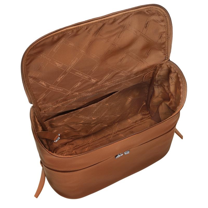 Caramel Brown Longchamp Le Foulonné Men's Backpacks | ZEMD-87165