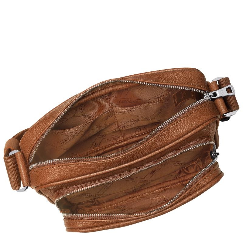 Caramel Brown Longchamp Le Foulonné S Men's Camera Bag | UNBL-10726