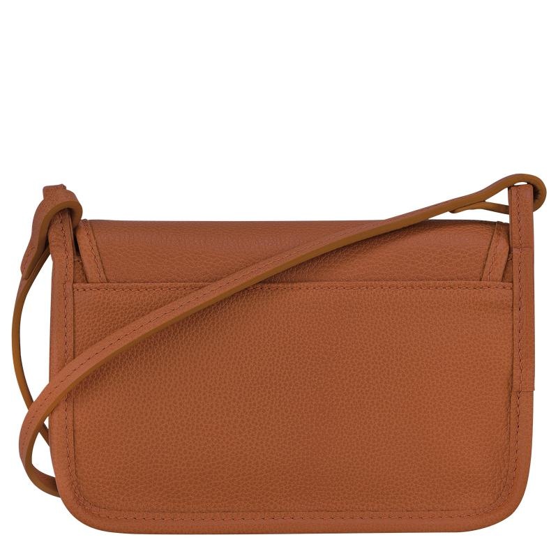 Caramel Brown Longchamp Le Foulonné XS Women's Clutch Purse | VAPY-02634