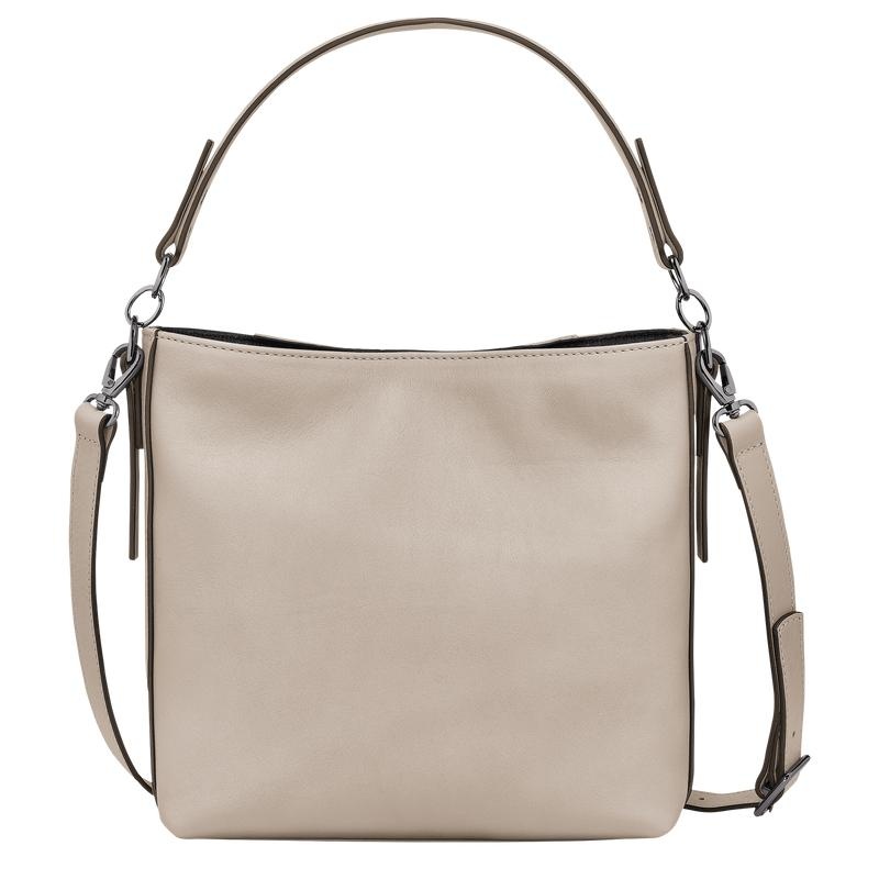 Clay Grey Longchamp 3D S Women's Crossbody Bags | ZVPS-59683