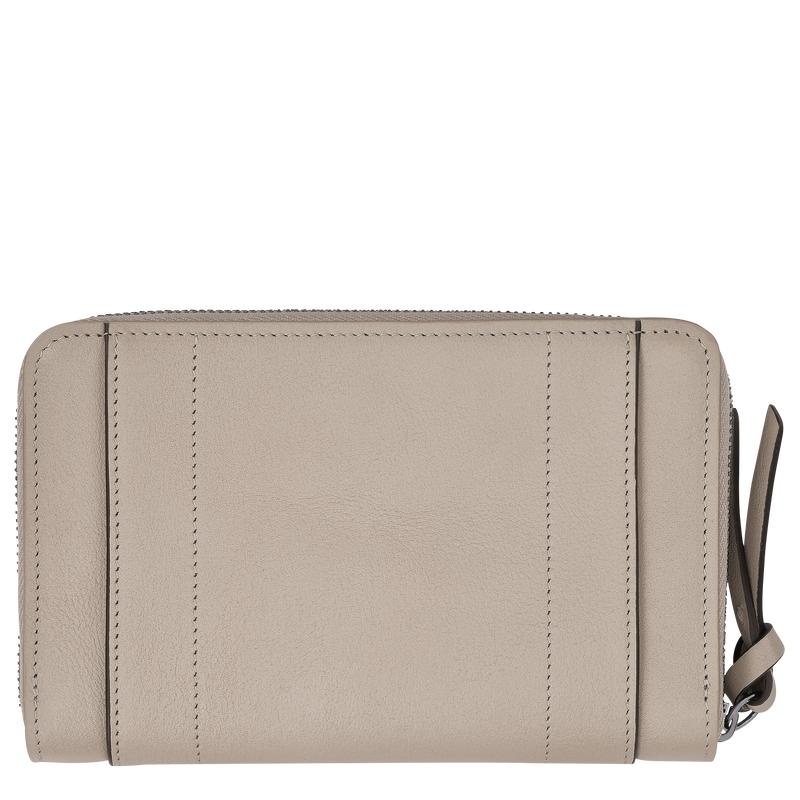 Clay Grey Longchamp 3D Women's Wallets | JSAV-93680