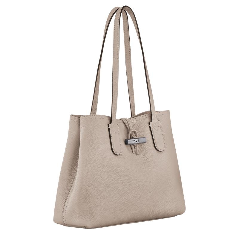 Clay Grey Longchamp Roseau Essential M Women's Tote Bag | RAWB-57960