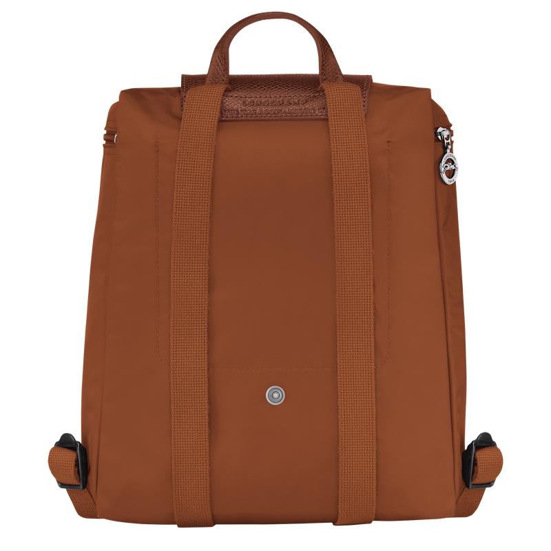 Cognac Brown Longchamp Le Pliage Green M Men's Backpacks | AMLR-01625