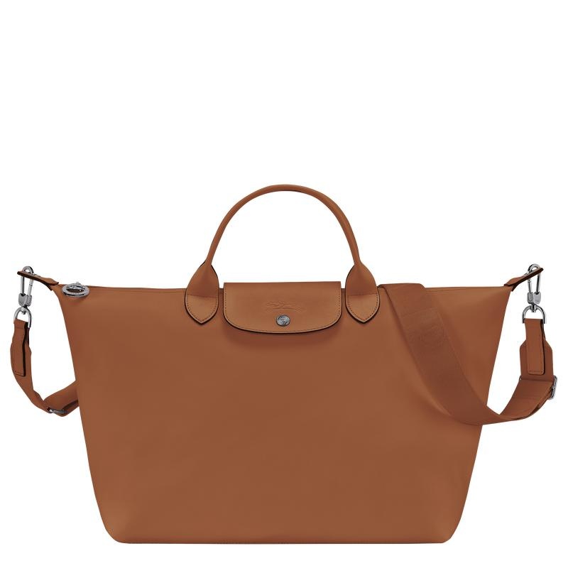 Cognac Brown Longchamp Le Pliage Xtra L Men\'s Handbags | RNPH-58601