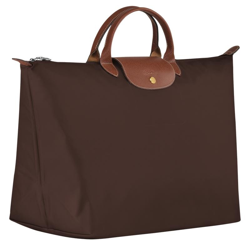 Ebony Brown Longchamp Le Pliage Original S Women's Travel Bags | KNYS-79640